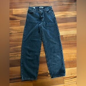 NEW Levi Baggy Dad Jeans Black